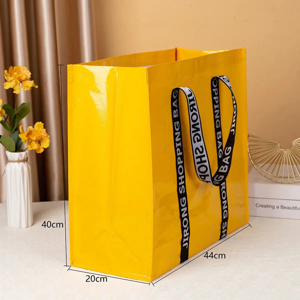 Waterproof large capacity shopping bag