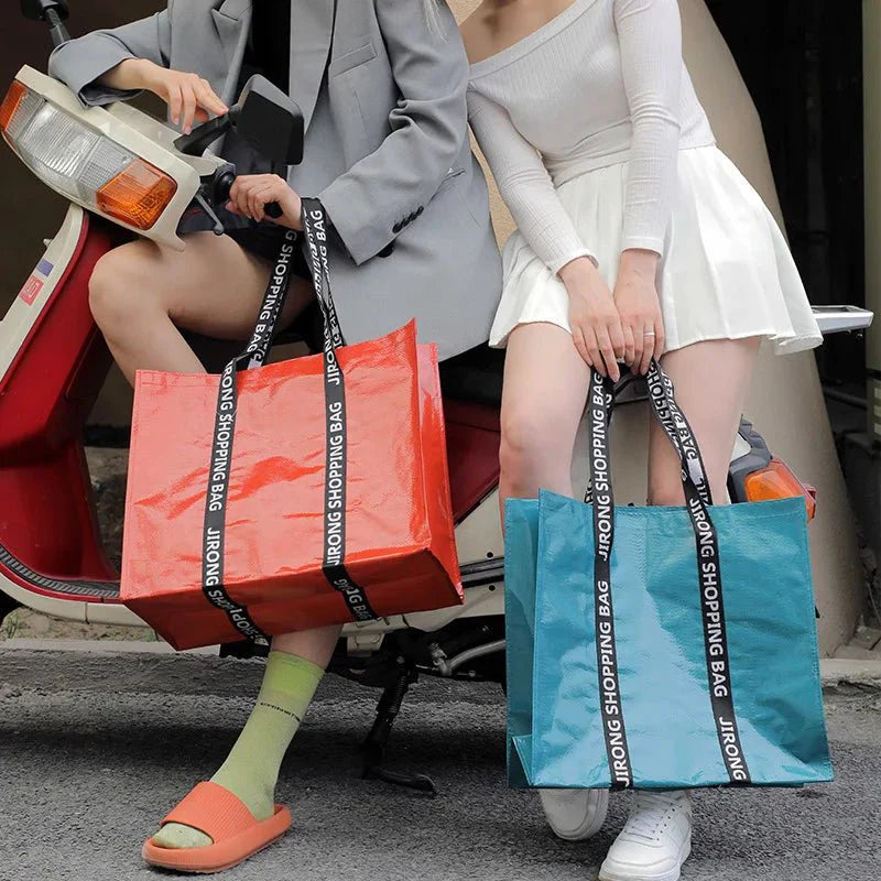 Waterproof large capacity shopping bag